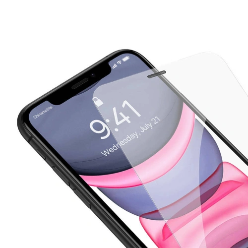 Szkło hartowane Baseus Crystal HD 0.3mm Apple IPhone 11/XR + zestaw czyszczący (2szt.)