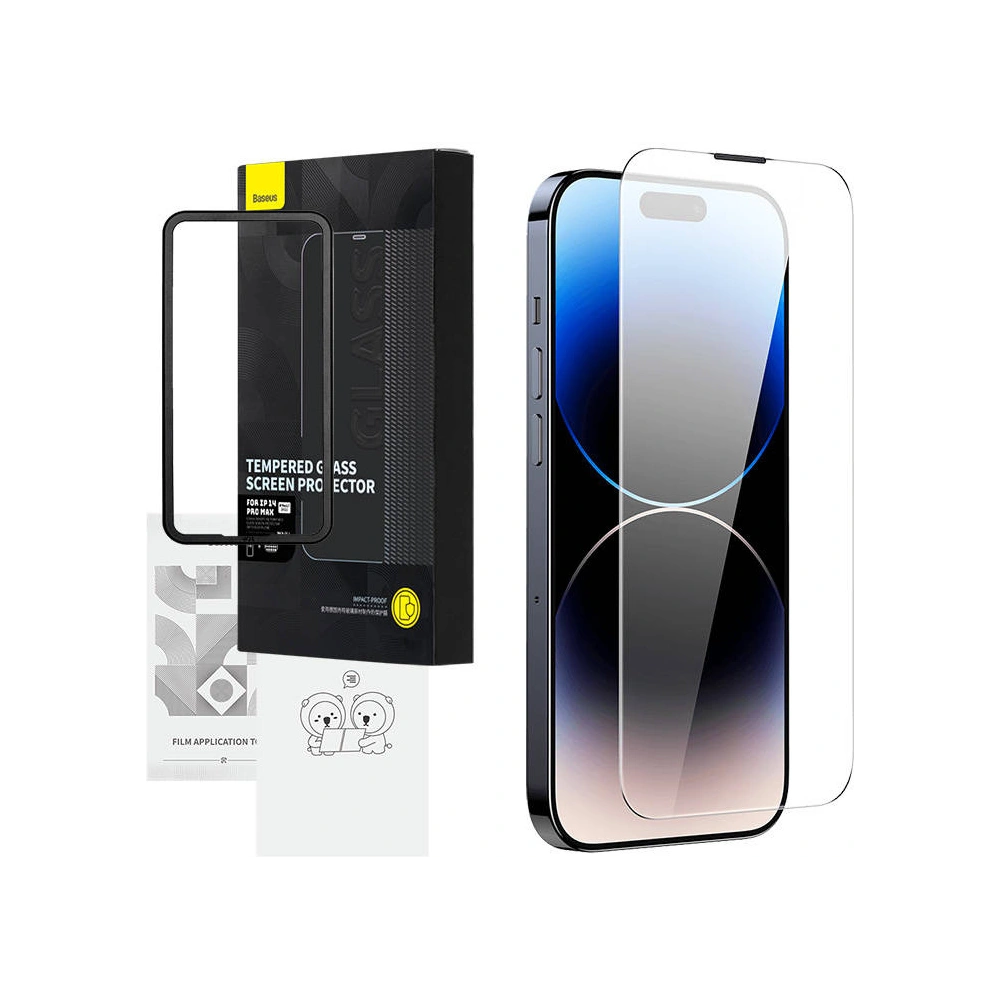 Hurtownia GSM - Gehärtetes Glas Baseus Schott HD 0.3mm Apple IPhone 14 Pro Max - BSU4210 - {ean13} - Hurt