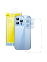 Etui Baseus Crystal Apple iPhone 13 Pro + tvrzené sklo + čisticí sada