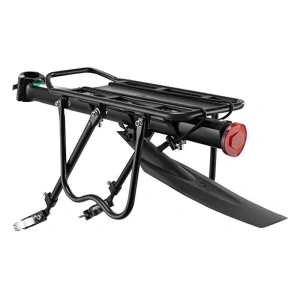 Hurtownia GSM - Hintere Fahrradträger mit Schutzblech und Reflektor Rockbros HJ1008-1 (schwarz) - RBS89 - {ean13} - Hurt