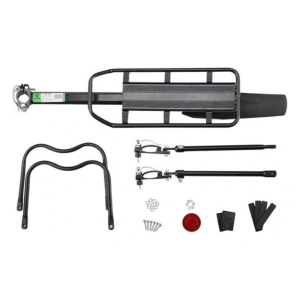 Hurtownia GSM - Hintere Fahrradträger mit Schutzblech und Reflektor Rockbros HJ1008-1 (schwarz) - RBS89 - {ean13} - Hurt