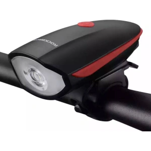 Hurtownia GSM - Fahrradlampe mit elektrischem Klingel Rockbros 7588 (schwarz-rot) - RBS91 - {ean13} - Hurt