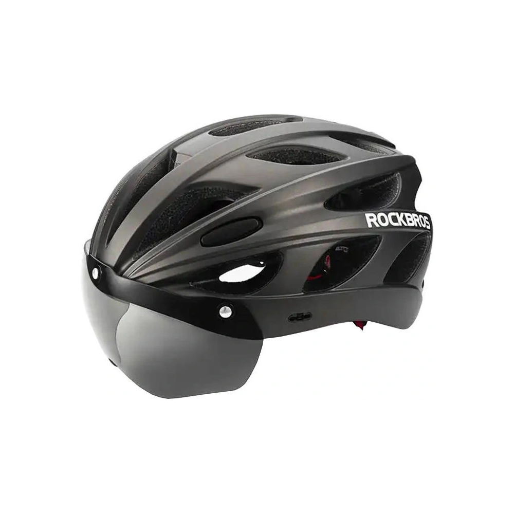 Hurtownia GSM - Cască de bicicletă reglabilă + ochelari Rockbros TT-16 (negru) - RBS93 - {ean13} - Hurt