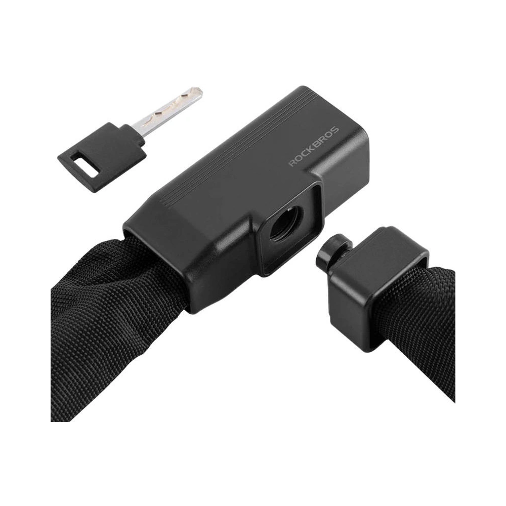 Hurtownia GSM - Zapiționare bicicletă cu cheie Rockbros 32430708001 (negru) - RBS95 - {ean13} - Hurt