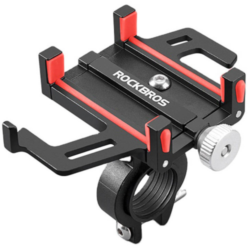 Rockbros Distributor - 5905316146068 - RBS99 - Rockbros 699-BR Bicycle Mount Holder Phone (black-red) - B2B homescreen
