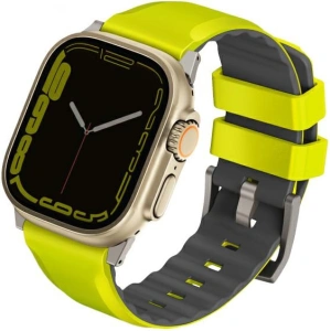 Hurtownia GSM - UNIQ Linus Apple Watch 4/5/6/7/SE/8/9/Ultra 44/45/49mm Airosoft szilikon citromsárga/lime zöld - UNIQ896 - {ean13} - Hurt