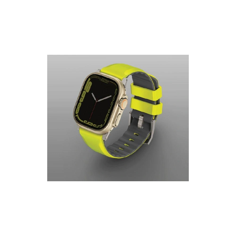 Hurtownia GSM - Pásek UNIQ Linus Apple Watch 4/5/6/7/SE/8/9/Ultra 44/45/49mm Airosoft silikon limetkový/lime green - UNIQ896 - {ean13} - Hurt