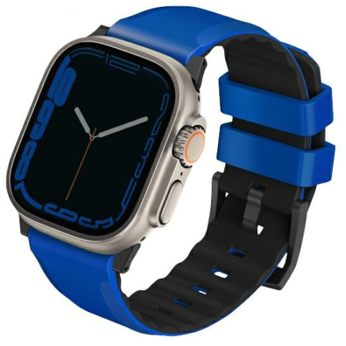Hurtownia Uniq - 8886463684382 - UNIQ897 - Pasek UNIQ Linus Apple Watch 4/5/6/7/SE/8/9/Ultra 44/45/49mm Airosoft Silicone niebieski/racing blue - B2B homescreen