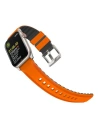 Wholesale UNIQ Linus strap for Apple Watch 4/5/6/7/SE/8/9/Ultra 44/45/49mm Airosoft Silicone orange/volt orange - UNIQ898 - {ean13} - Hurt