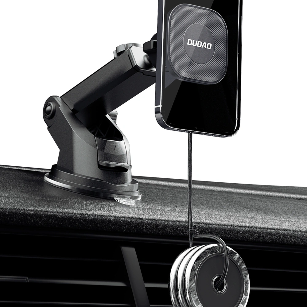 Hurtownia GSM - Magnetický autoholder Dudao na telefon s teleskopickou armaturou černý (F6Max) - DDA262 - {ean13} - Hurt