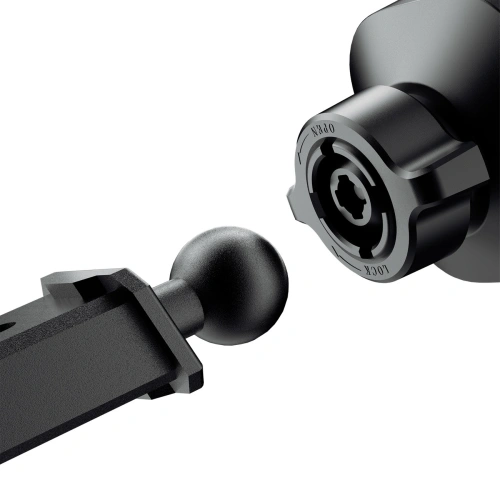 Uchwyt samochodowy magnetyczny Dudao  do telefonu z ramieniem teleskopowym czarny (F6Max)