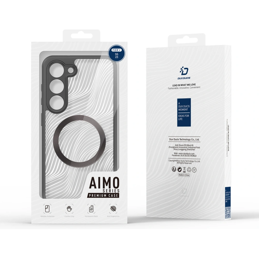 Hurtownia GSM - Dux Ducis Aimo Mag MagSafe tok Samsung Galaxy S23 fekete - DDS1714 - {ean13} - Hurt