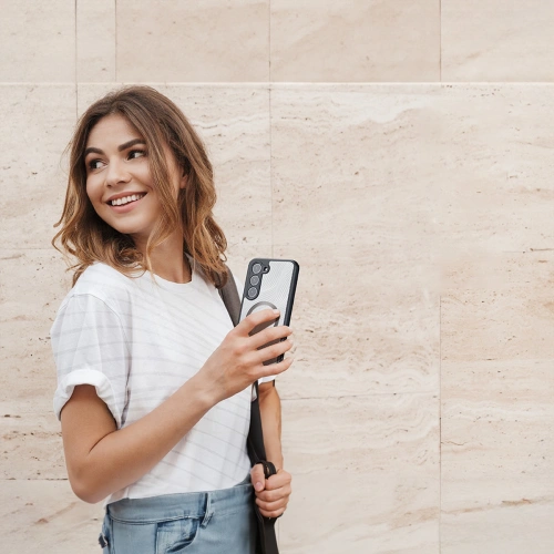 Etui Dux Ducis Aimo Mag MagSafe Samsung Galaxy S23+ Plus czarne