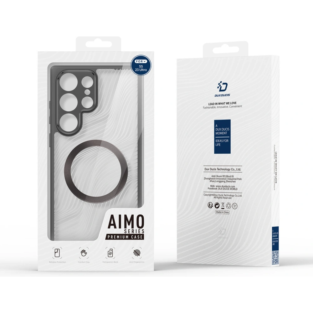 Hurtownia GSM - Dux Ducis Aimo Mag MagSafe Hülle Samsung Galaxy S23 Ultra schwarz - DDS1716 - {ean13} - Hurt