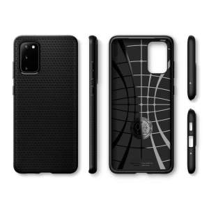 Hurtownia GSM - Etui Spigen Liquid Air Galaxy S20+ Plus Matte Black - SPN516BLK - {ean13} - Hurt