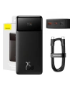 Baseus Bipow Powerbank 20000mAh, 2x USB, USB-C, 25W (black)