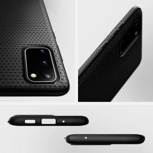 Hurtownia GSM - Etui Spigen Liquid Air Galaxy S20+ Plus Matte Black - SPN516BLK - {ean13} - Hurt