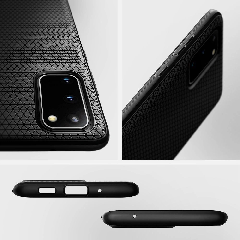 Hurtownia GSM - Case Spigen Liquid Air Samsung Galaxy S20+ Plus Matt Schwarz - SPN516BLK - {ean13} - Hurt