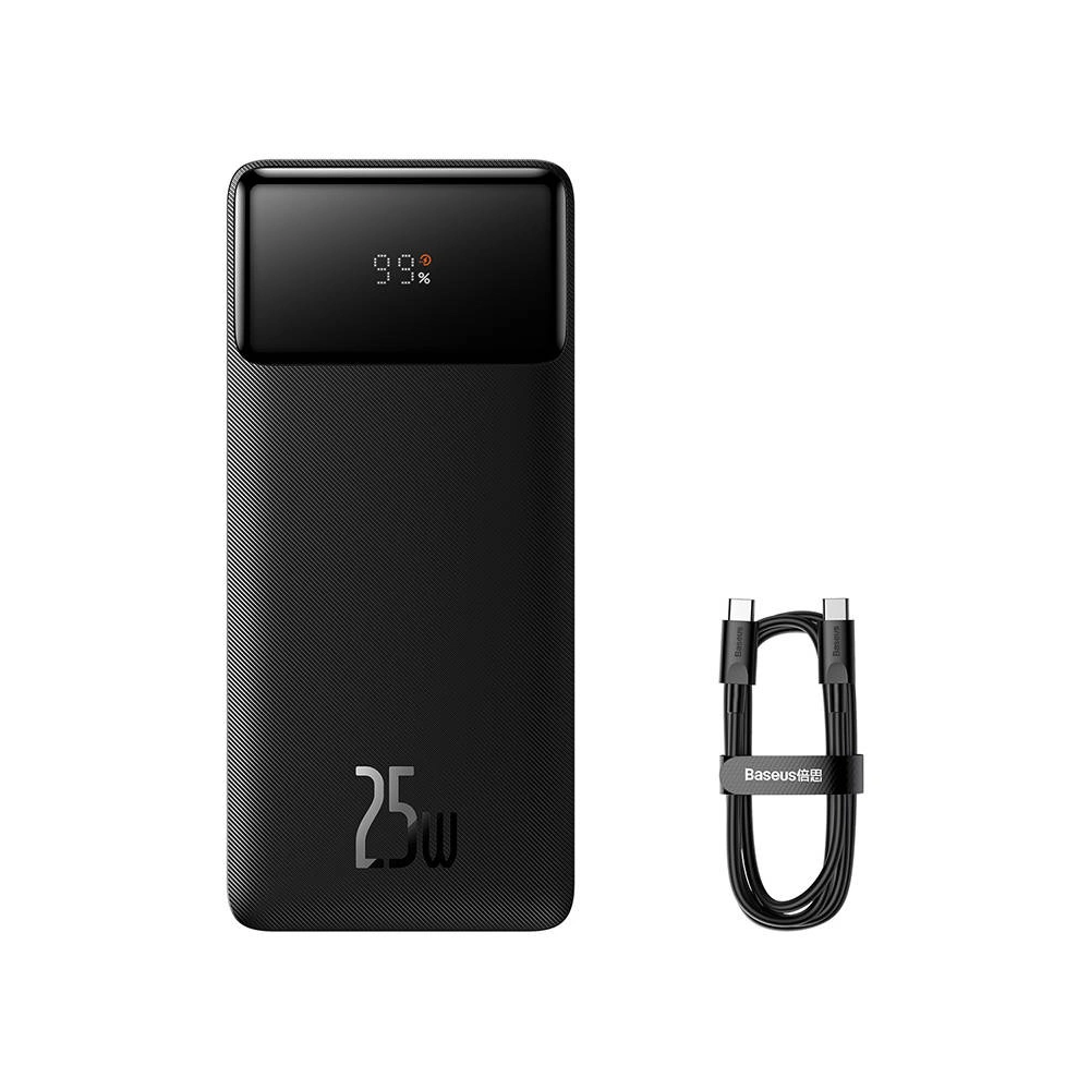 Hurtownia GSM - Powerbank Baseus Bipow, 20000mAh, 2x USB, USB-C, 25W (fekete) - BSU4220 - {ean13} - Hurt