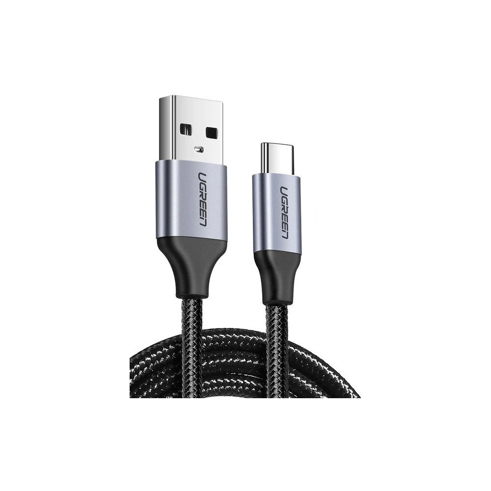 Hurtownia GSM - Cablu UGREEN USB-A/USB-C QC 3.0 2m cu conector din aluminiu (negru) - UGR1620 - {ean13} - Hurt