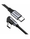 Kabel úhlový UGREEN USB-C/USB-C QC 3.0 PD 3A 60W 1m (černý)