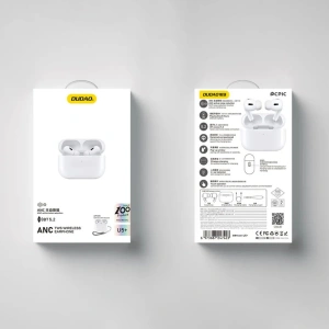 Hurtownia GSM - Sluchátka TWS Dudao U5+ Bluetooth 5.2 230mAh bílé - DDA268 - {ean13} - Hurt