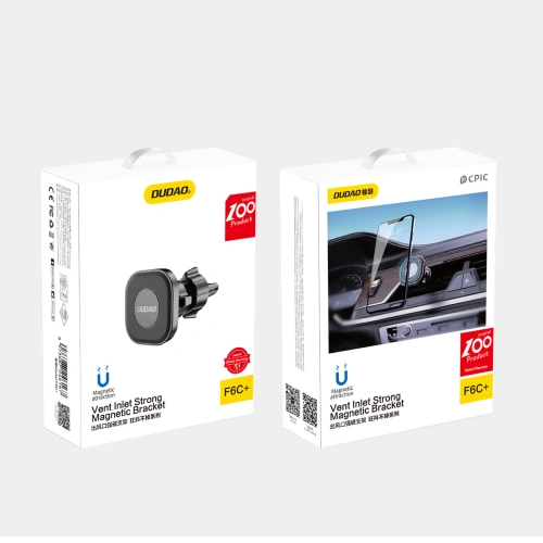 Uchwyt samochodowy magnetyczny Dudao F6C+ Air Vent czarny