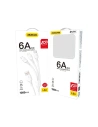 Hurtownia GSM - Kabel Dudao L8A-3in1 3w1 USB-A/USB-C - microUSB - Lightning 480Mb/s 6A 1.2m bílý - DDA270 - {ean13} - Hurt