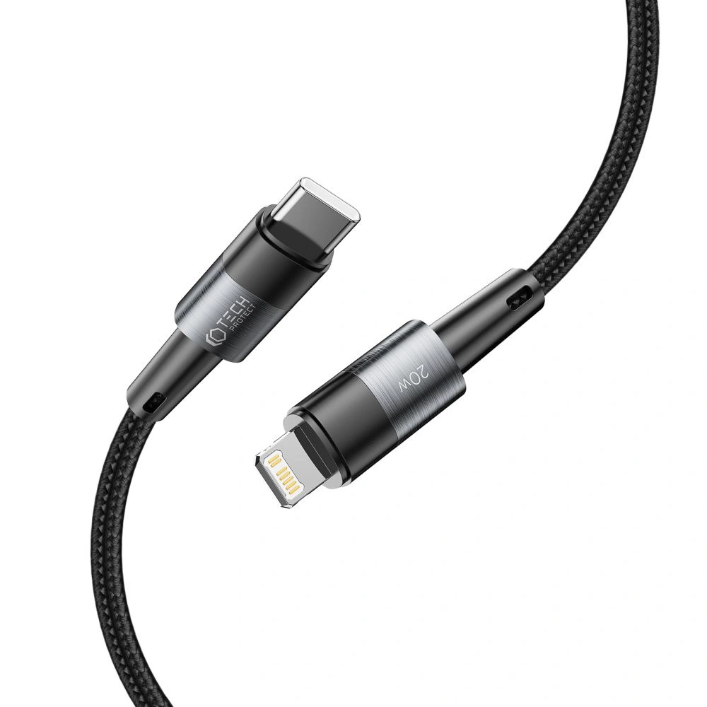 Wholesale Tech-Protect Ultraboost USB-C/Lightning Cable PD 20W 3A 100cm Grey - THP2023 - {ean13} - Hurt