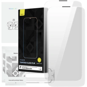 Wholesale Baseus Corning Tempered Glass Apple iPhone 14/13/13 Pro with dust filter - BSU4222 - {ean13} - Hurt