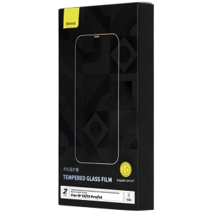 Szkło hartowane Baseus Corning Apple iPhone 14/13/13 Pro z filtrem przeciwpyłowym