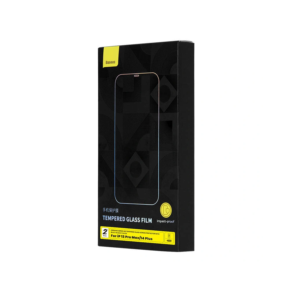 Hurtownia GSM - Szkło hartowane Baseus Corning Apple iPhone iPhone 14 Plus / 15 Plus z filtrem przeciwpyłowym - BSU4223 - {ean13} - Hurt