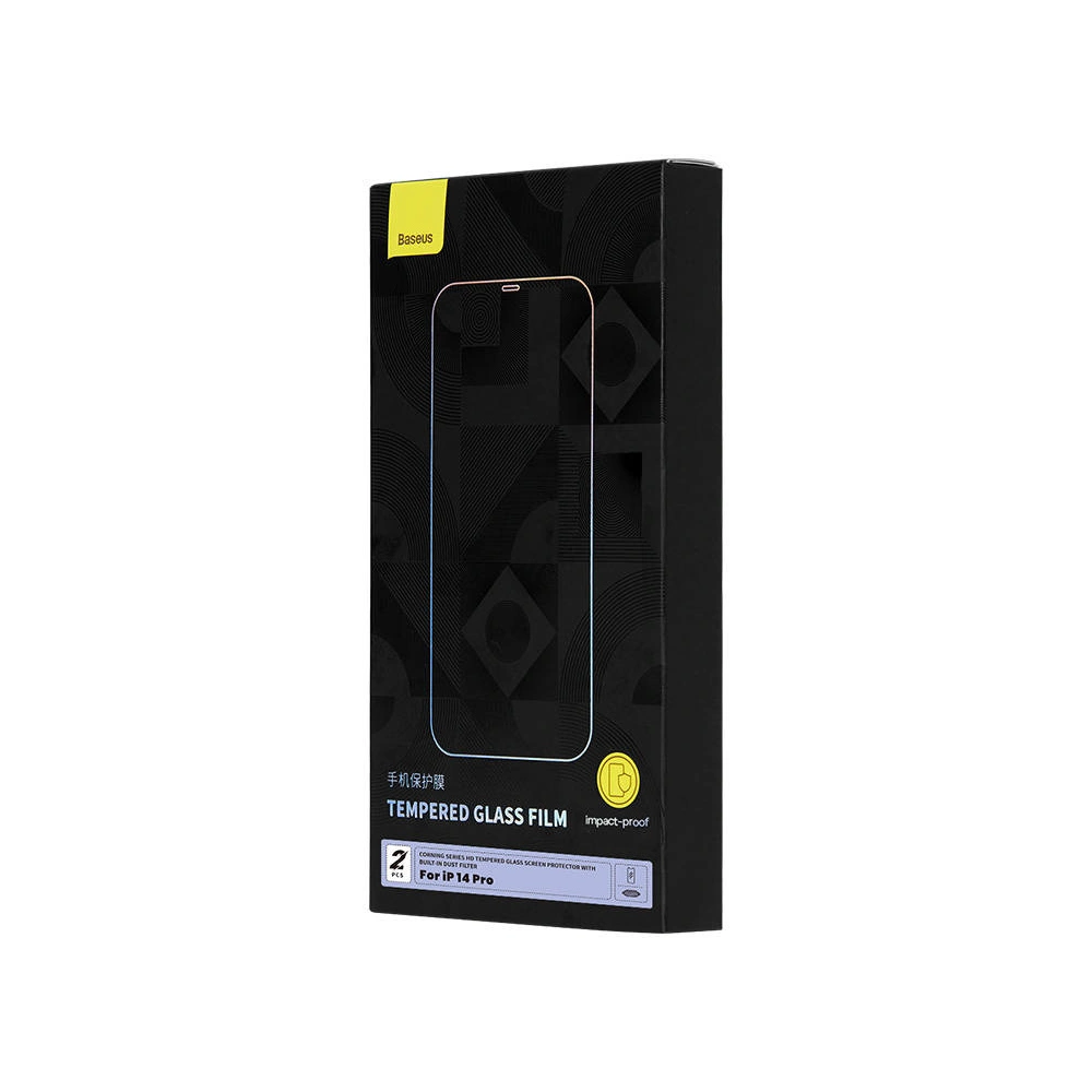 Hurtownia GSM - Szkło hartowane Baseus Corning Apple iPhone 14 Pro z filtrem przeciwpyłowym - BSU4224 - {ean13} - Hurt