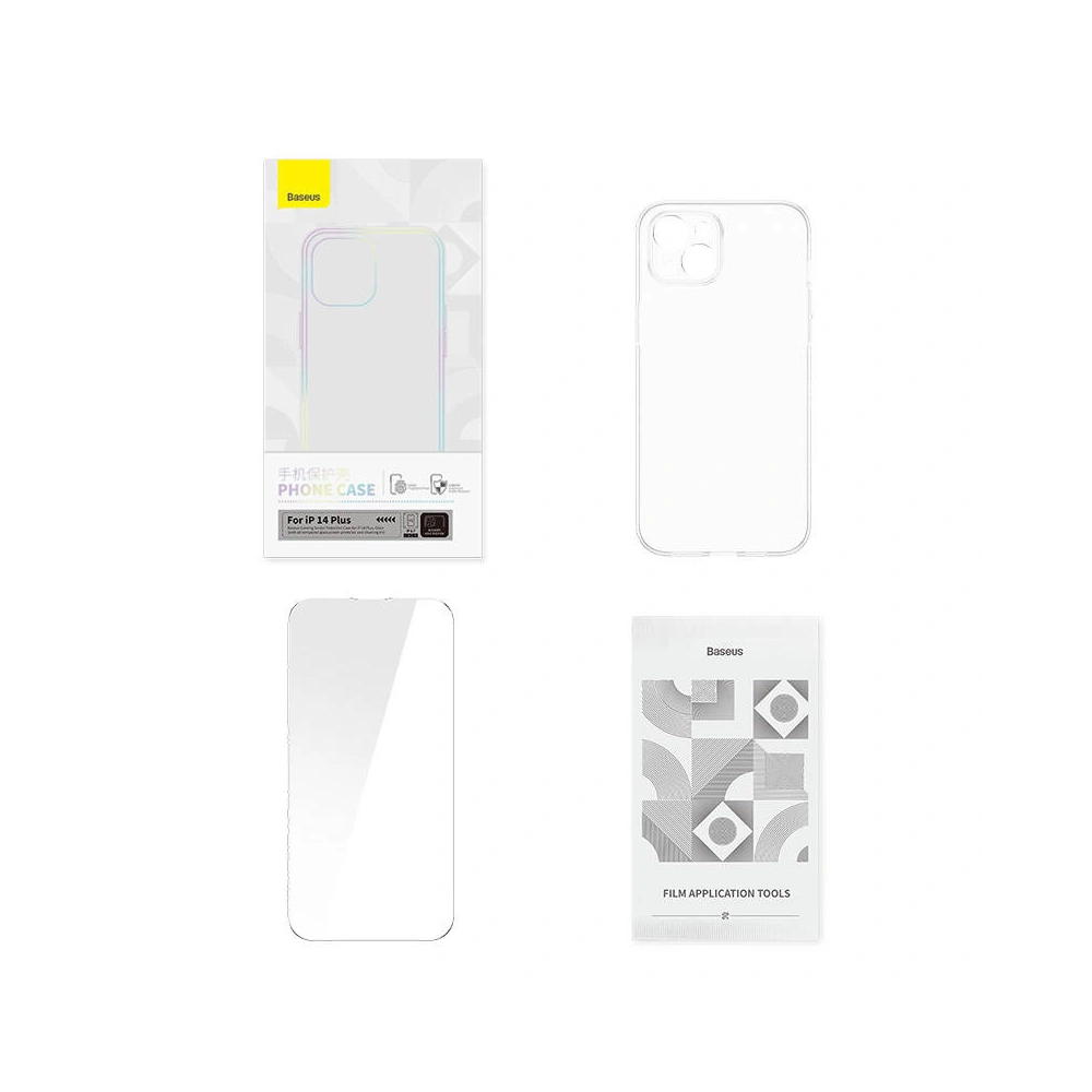Hurtownia GSM - Set Hülle + Glas Baseus Corning Apple iPhone 14 Plus / 15 Plus - BSU4228 - {ean13} - Hurt