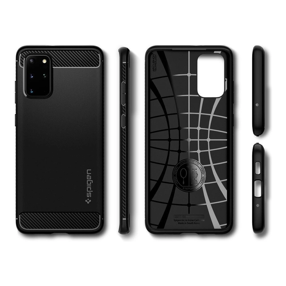 Hurtownia GSM - Spigen Samsung Carcasă Rugged Armor Galaxy S20+ Plus negru mat - SPN517BLK - {ean13} - Hurt