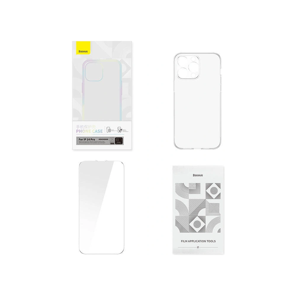 Hurtownia GSM - Set husă + sticlă Baseus Corning Apple iPhone 14 Pro - BSU4229 - {ean13} - Hurt