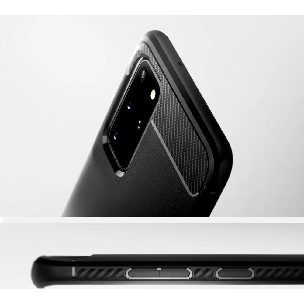 Hurtownia GSM - Etui Spigen Rugged Armor Samsung Galaxy S20+ Plus Matte Black - SPN517BLK - {ean13} - Hurt
