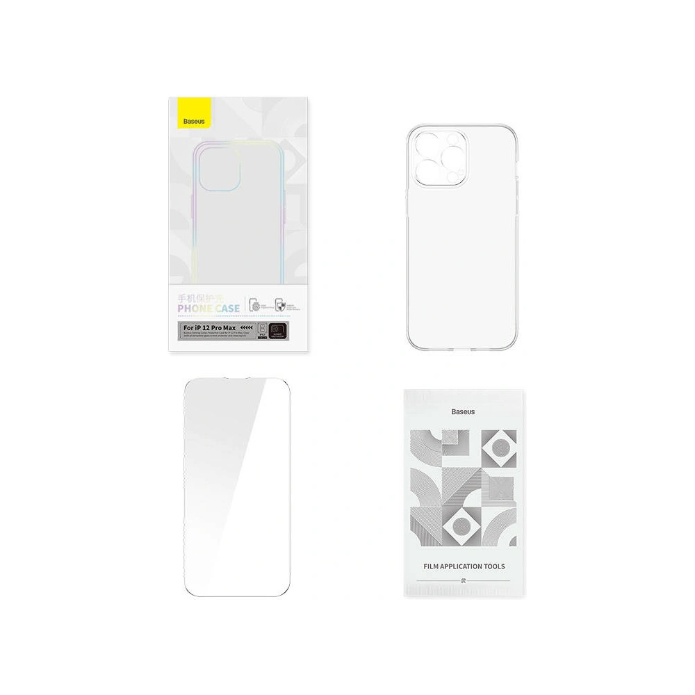Hurtownia GSM - Sada pouzdra + sklo Baseus Corning Apple iPhone 12 Pro Max - BSU4234 - {ean13} - Hurt