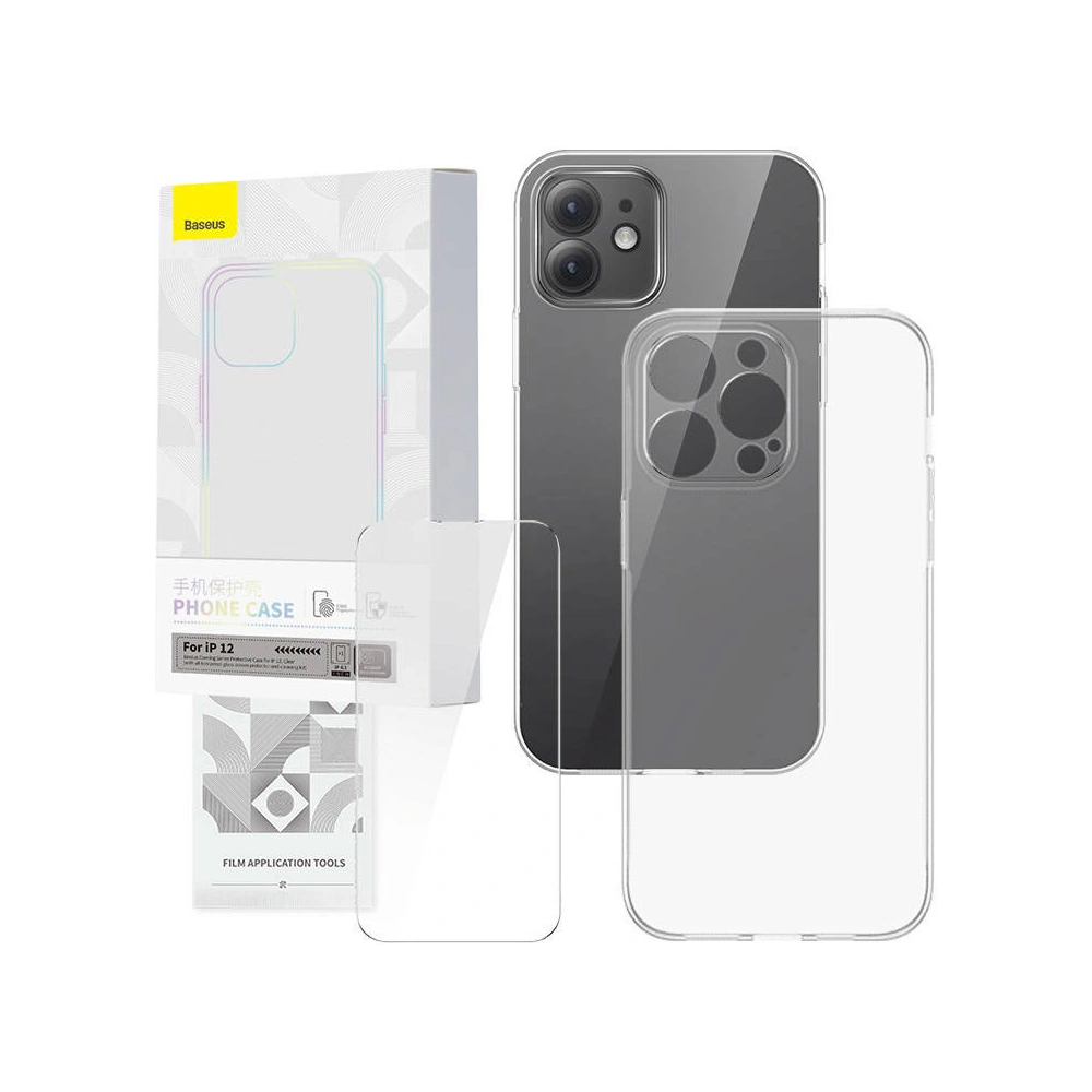 Hurtownia GSM - Tok + üveg Baseus Corning Apple iPhone 12 - BSU4236 - {ean13} - Hurt