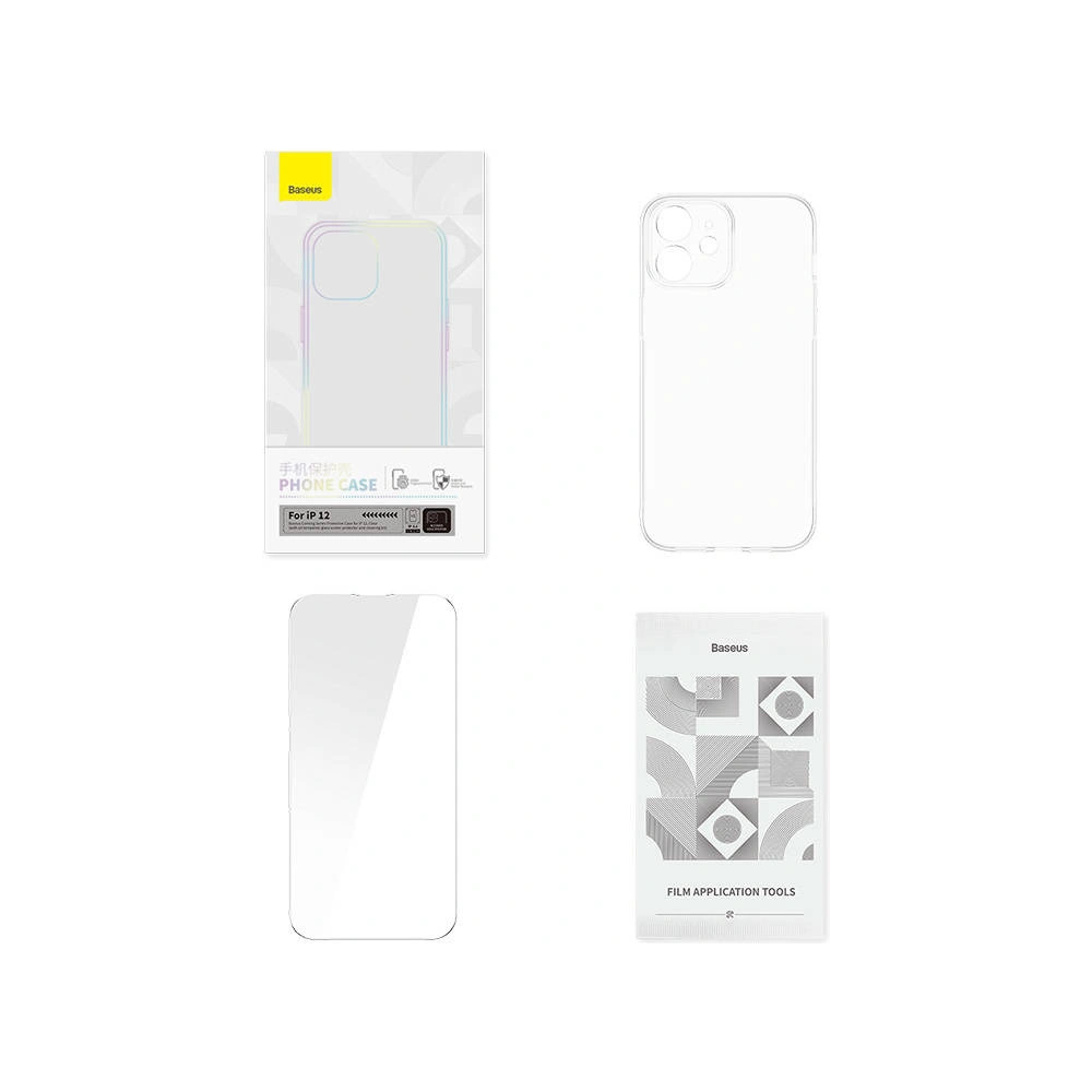 Hurtownia GSM - Tok + üveg Baseus Corning Apple iPhone 12 - BSU4236 - {ean13} - Hurt
