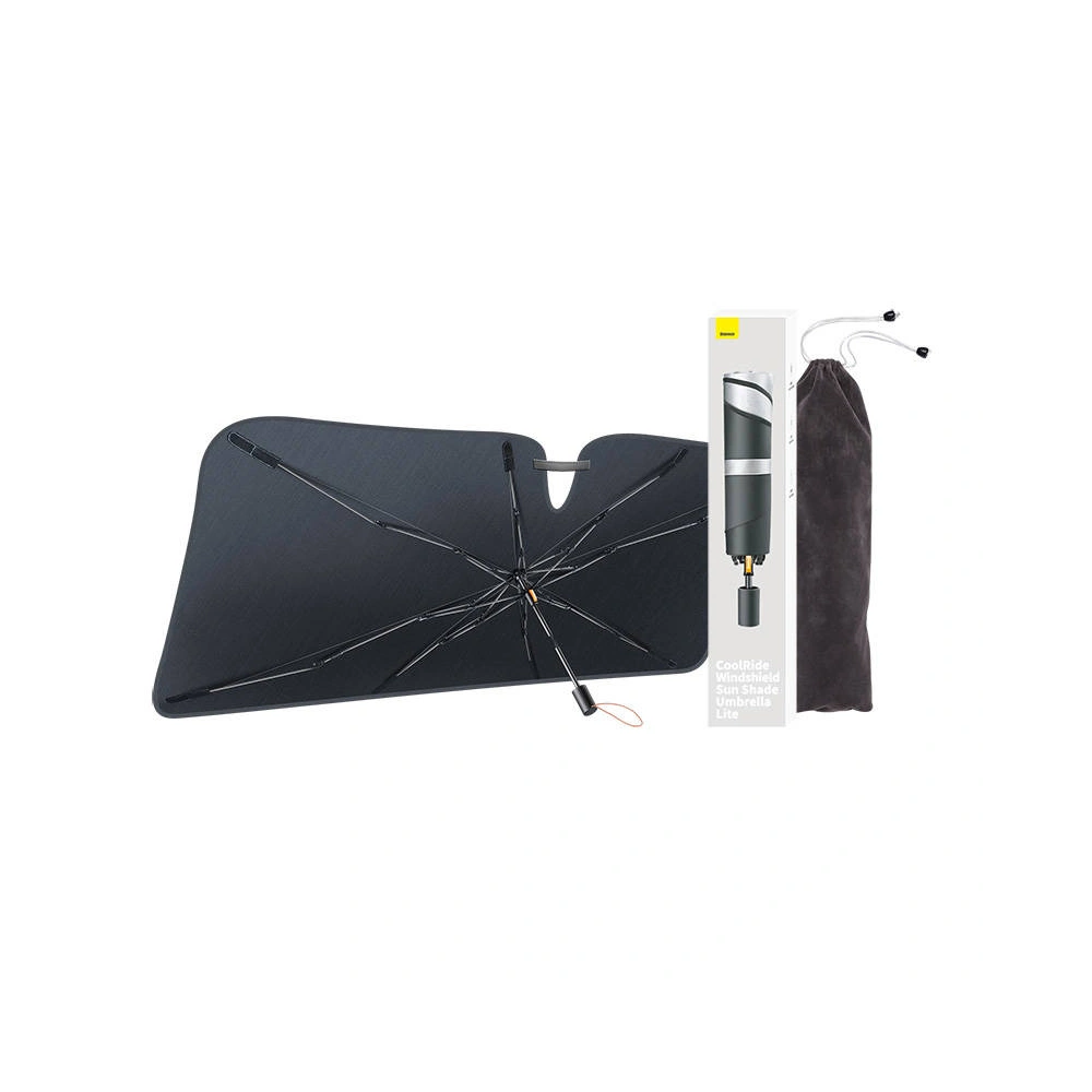 Wholesale Baseus CoolRide CRKX000101 Windshield Sun Shade Umbrella Lite large (black) - BSU4253 - {ean13} - Hurt