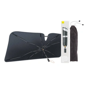 Wholesale Baseus CoolRide CRKX000001 Windshield Sun Shade Umbrella Lite small (black) - BSU4254 - {ean13} - Hurt