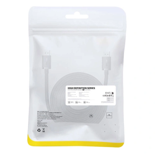 Kabel Baseus High Definition DP 8K/DP 8K 5m (czarny)