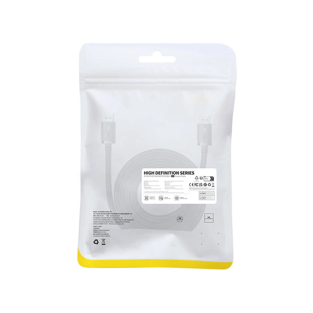 Hurtownia GSM - Kabel Baseus High Definition DP 8K/DP 8K 3m (schwarz) - BSU4256 - {ean13} - Hurt
