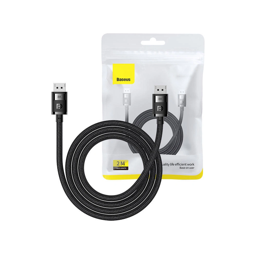 Hurtownia GSM - Kabel Baseus High Definition DP 8K/DP 8K 2m (schwarz) - BSU4257 - {ean13} - Hurt