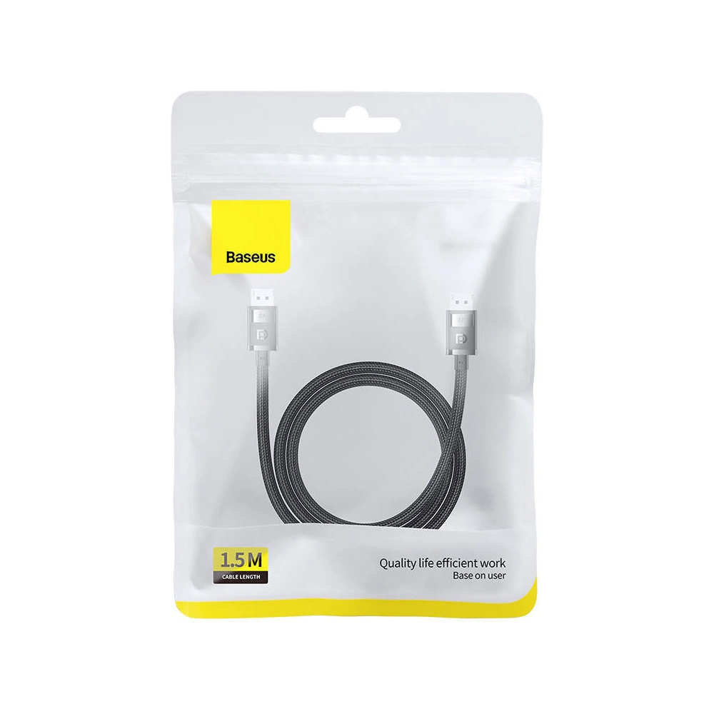 Hurtownia GSM - Kabel Baseus High Definition DP 8K/DP 8K 1,5 m (schwarz) - BSU4258 - {ean13} - Hurt