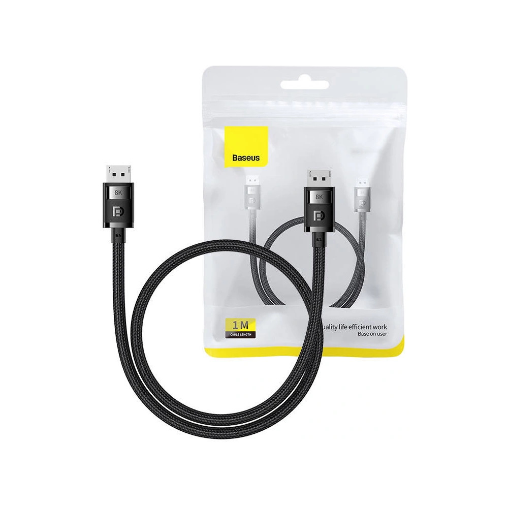 Hurtownia GSM - Cablul Baseus High Definition DP 8K/DP 8K 1 m (negru) - BSU4259 - {ean13} - Hurt