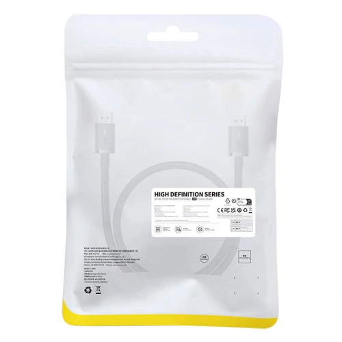 Kabel Baseus High Definition DP 8K/DP 8K 1 m (czarny)