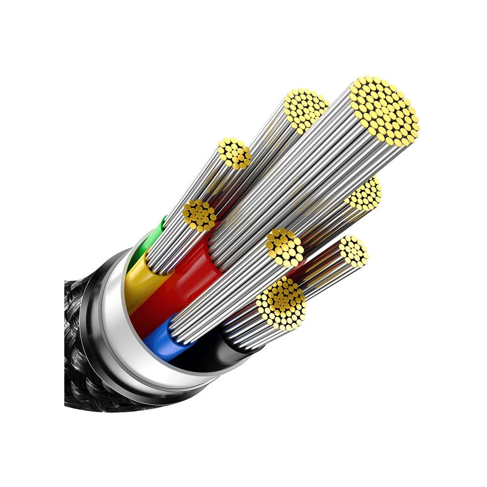 Hurtownia GSM - Kabel Baseus Tungsten Gold USB-C/USB-C 240W 2m (černý) - BSU4260 - {ean13} - Hurt