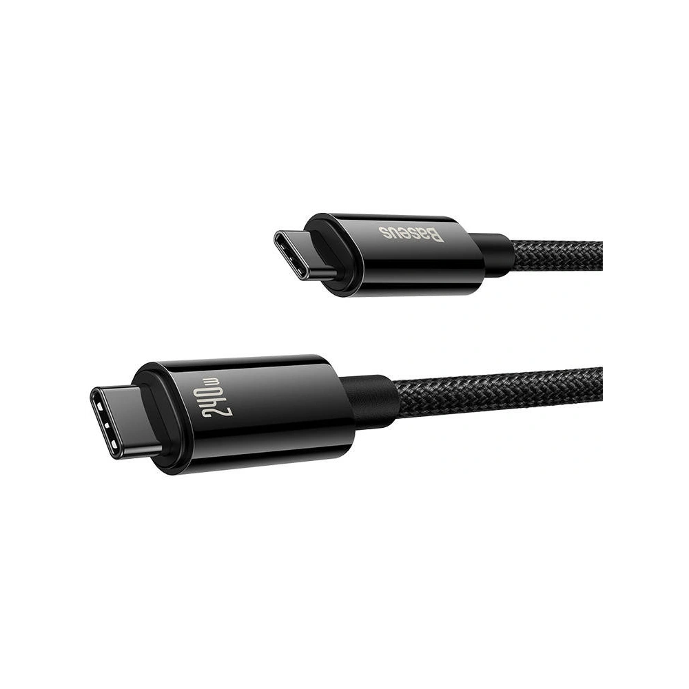 Hurtownia GSM - Kabel Baseus Tungsten Gold USB-C/USB-C 240W 2m (černý) - BSU4260 - {ean13} - Hurt